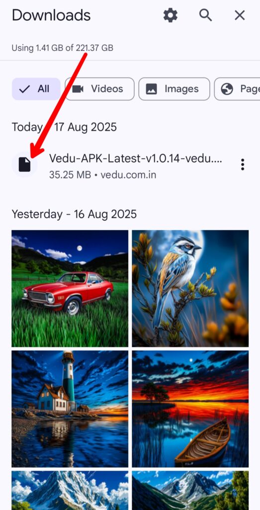 File Vedu APK